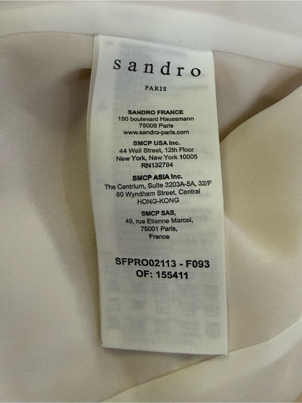 Sandro Paris Sleeveless Belted Longline Blazer dress Cream Size 42 ~ US 8/10 - Picture 8 of 15